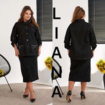 Костюм Liana Denim 483 black - делук