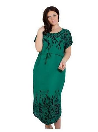 Платье Saimeiqi 1287 green - делук