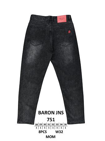 Джинсы God Baron 751 black - делук
