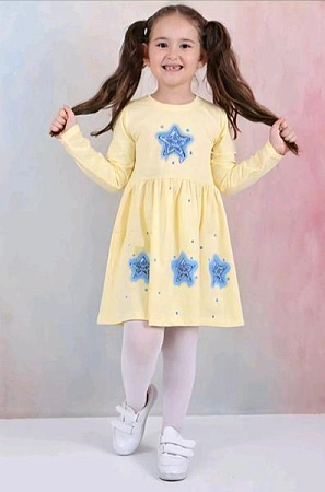 Платье Dino DN178 yellow - делук