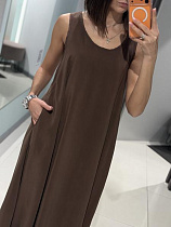 Платье Comod H2501 brown - делук