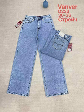 Джинсы Vanver D233 l.blue - делук