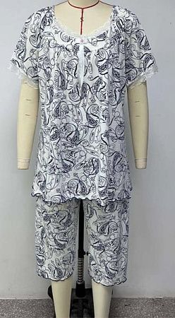 Пижама Romeo Life 309 white-navy - делук