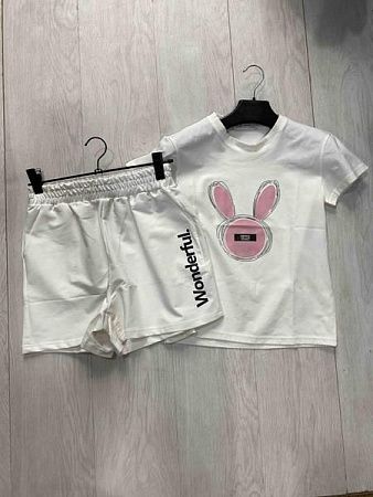 Костюм Спорт Annet AZ0159 white - делук