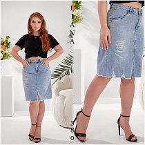 Юбка Liana Denim 380 l.blue - делук