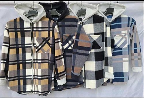 Рубашка Modnulya MD44 grey-l.blue - делук