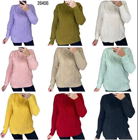 Свитер Elena&Vika 26406 white - делук