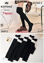 Гольфы Корона BY769-3 black - делук