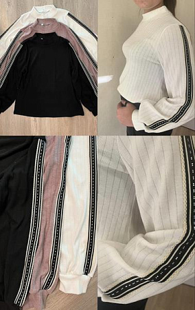 Лонгслив Annet EL02 white - делук