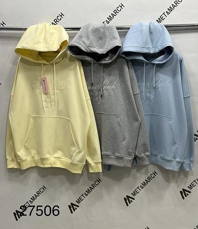 Худи Met&March 27506 l.blue - делук