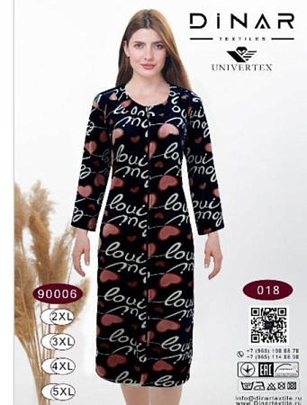 Халат Romeo Life 90006 black - делук