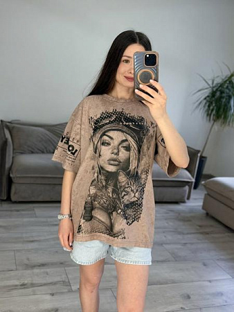 Футболка S.Style 71-2 d.beige - делук