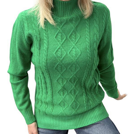 Свитер Elena&Vika 24031 green - делук