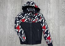 Куртка Ayden 7705 black-red - делук