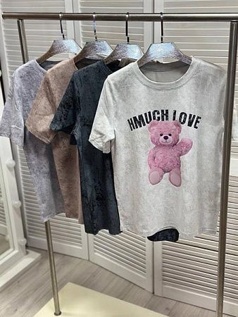 Футболка Lelis 1014-2 grey - делук
