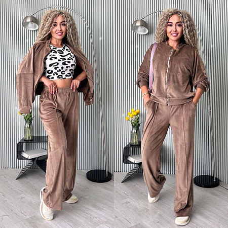 Костюм Спорт Modnulya 3067 beige - делук