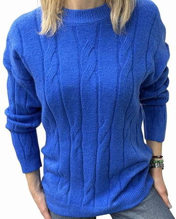 Свитер Elena&Vika 25413 blue - делук