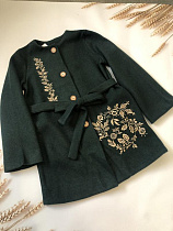 Пальто Moda School M203 green - делук