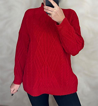Свитер Elena&Vika 24009 red - делук