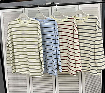 Свитер Little Secret 0981 white-green - делук