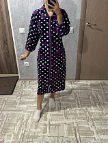 Халат Lindros LD58 purple - делук