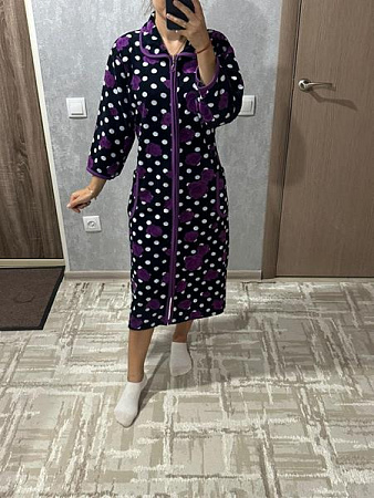 Халат Lindros LD58 purple - делук