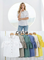 Рубашка Kaffir Lily C613 l.beige - делук