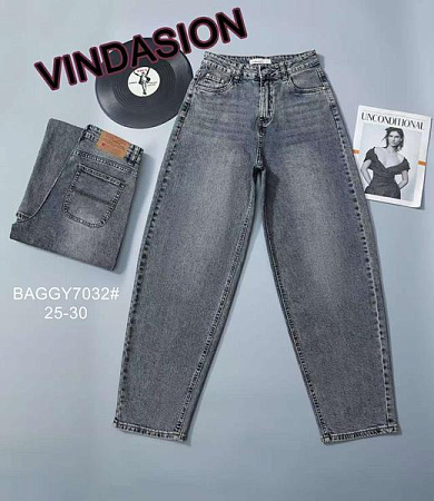 Джинсы Vindassion 7032 grey - делук