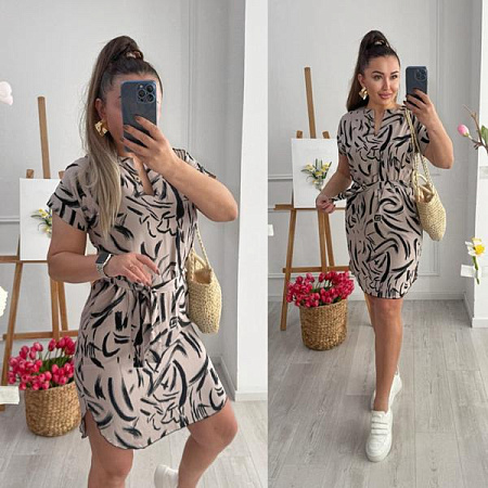 Платье Sofi Cor 201-1 beige - делук