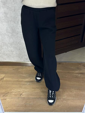 Штаны Спорт Valentina 302-2 black - делук