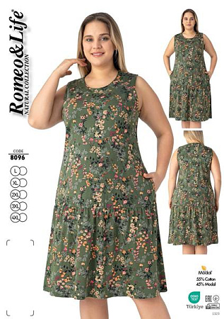 Платье Cotpark 8096 khaki - делук