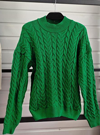 Свитер Lora LR441 green Свитер Lora LR441 green - делук