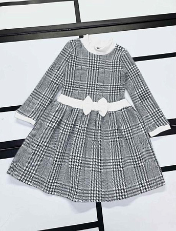 Платье Kosmy 574 grey-black - делук