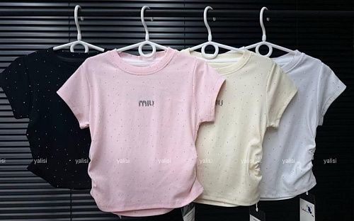 Футболка Yalisi 9768 beige - делук