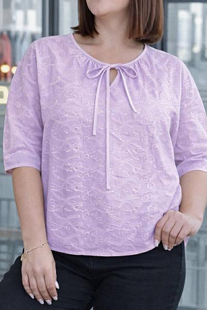 Блузка Elena&Vika 26029 lilac - делук