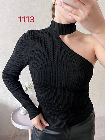 Свитер Fsn 1113 black - делук