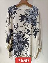 Свитер Lida 7650 white-blue - делук