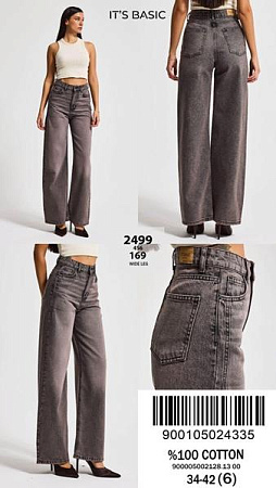 Джинсы Ruxa 2499-4-169 d.grey - делук