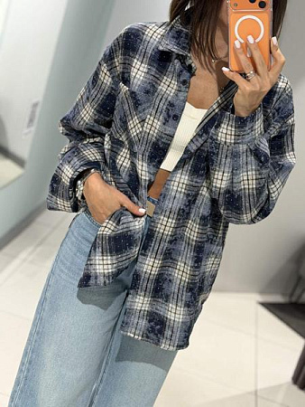 Рубашка Comod 7101-21 blue - делук