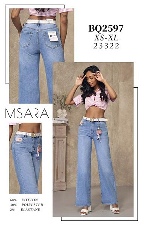 Джинсы Miss Kurry BQ2597 l.blue - делук