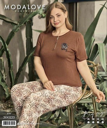 Пижама Trikotag 300223 brown - делук