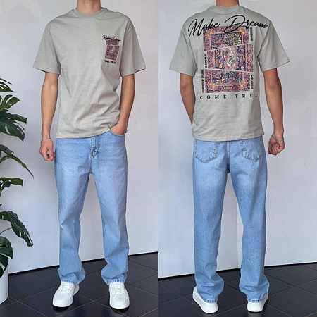 Футболка I8Denim 90580 grey - делук