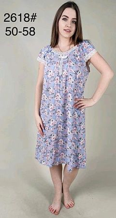 Ночнушка Romeo Life 2618 l.blue - делук