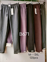 Штаны Спорт Tran B671 khaki - делук