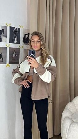 Кофта Спорт Arina 2394 beige - делук