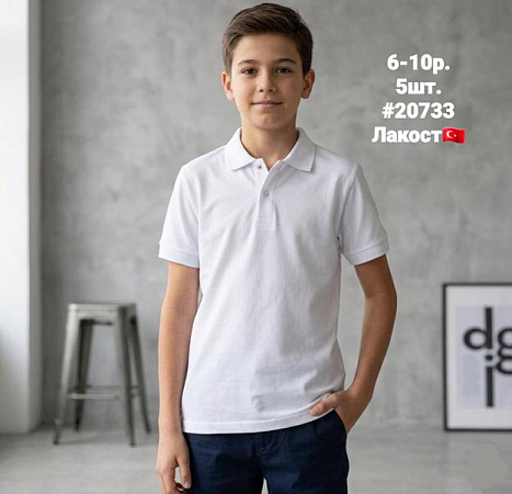 Футболка Amz 20733 white - делук