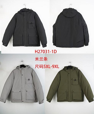 Куртка Tran H27031-1D khaki - делук