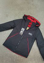 Куртка Sevim P0102 black-red - делук