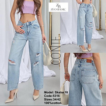 Джинсы Jeans Style 5316 l.blue - делук