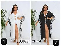 Парео Karon 3029 black - делук